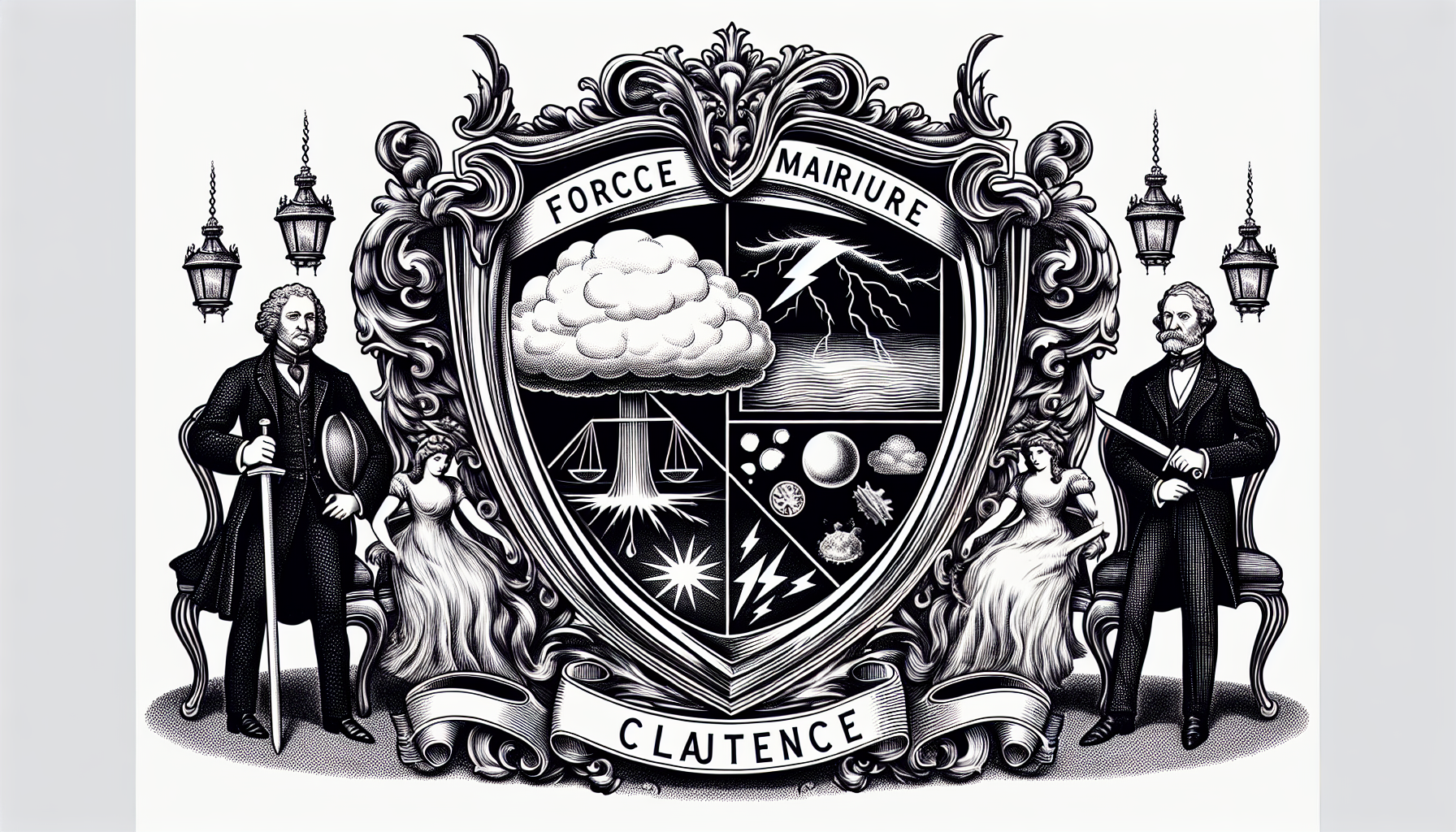 Illustration of force majeure clause in a contract